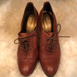 Nine West Womens Kimball Platform Oxford